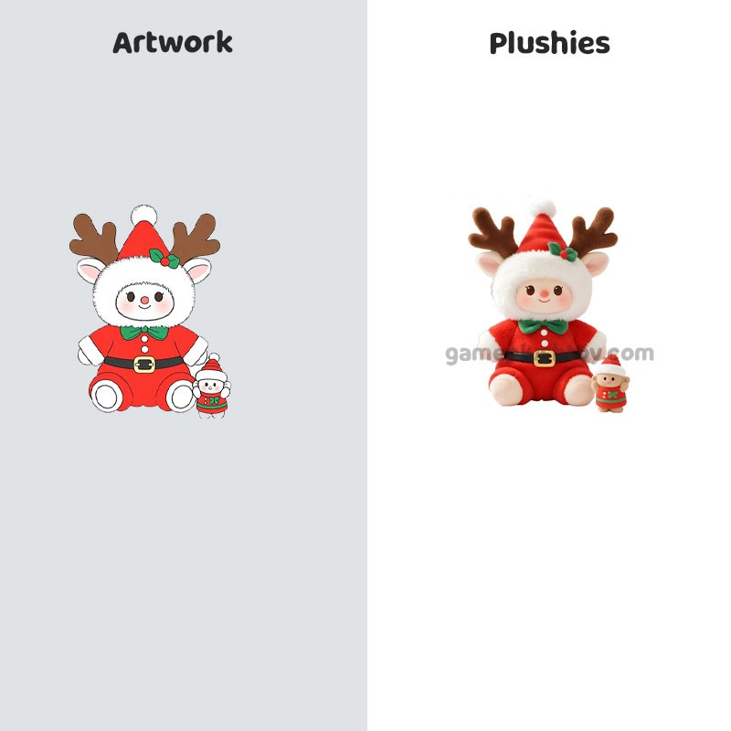 how to get Custom Plush Holiday Gift