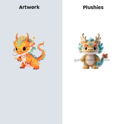 Zodiac Plüschtiere ODM/OEM Personalisierte kleine Drachen-Plüschpuppe