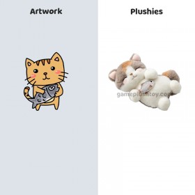 Peluche personnalisée de haute qualité à l'effigie de personnages de dessins animés