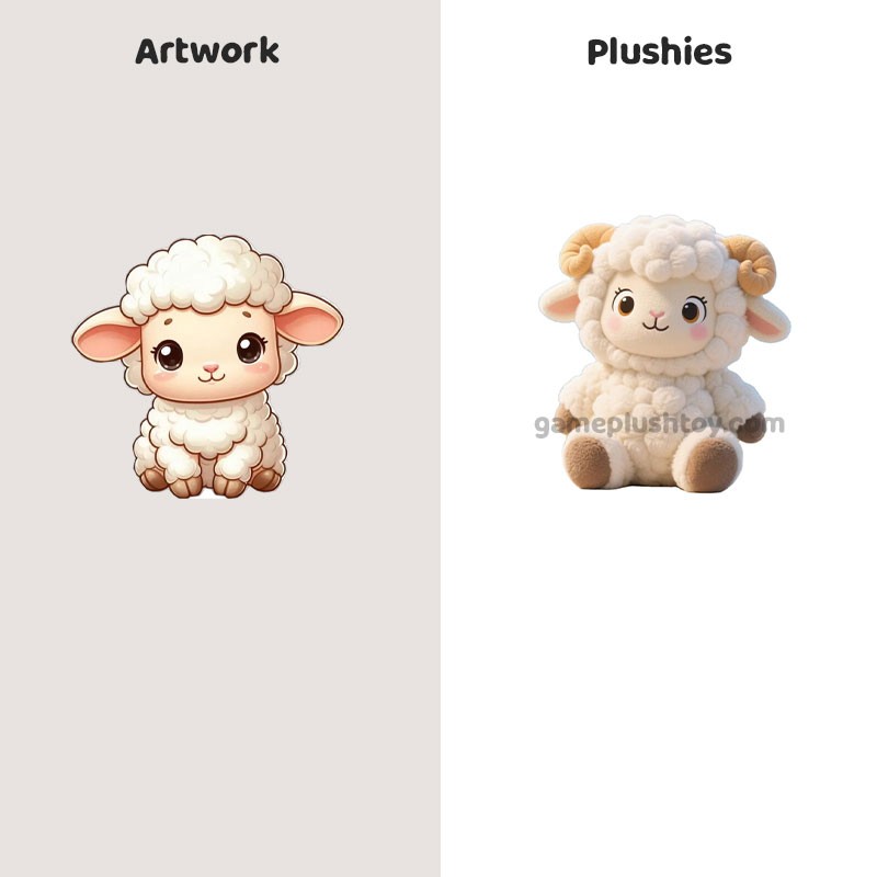 how to get Sheep Plush Toy Cartoon Stuffed Animal