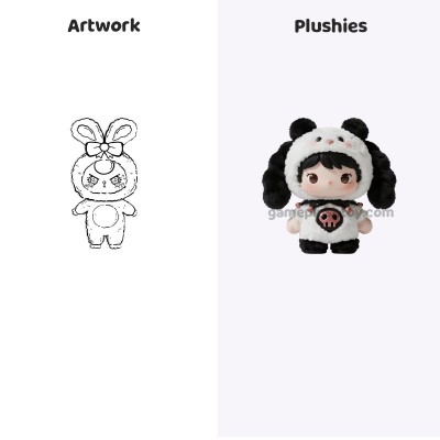 OEM/ODM 플러시 비닐 인형 맞춤형 플라스틱 플록 페이스 인형