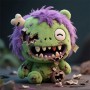 Peluche Monstre Démon, Poupée Mascotte Douce et Mignonne