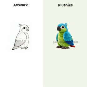 Peluche de loro personalizado, fabricante de peluches personalizados, regalos de peluche navideños al por mayor