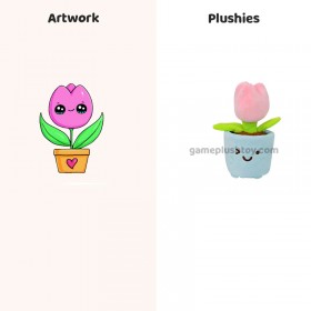 Tulipe créative en peluche douce, décoration florale en pot, jouet pour la maison