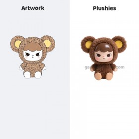 Peluche singe avare personnalisée OEM Cotton Face, animaux en peluche