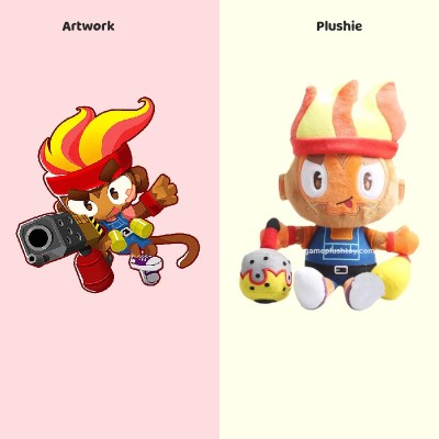 how to design the bloons monkey plush