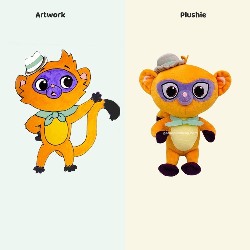 how to custom stuffed monkey for game fans
