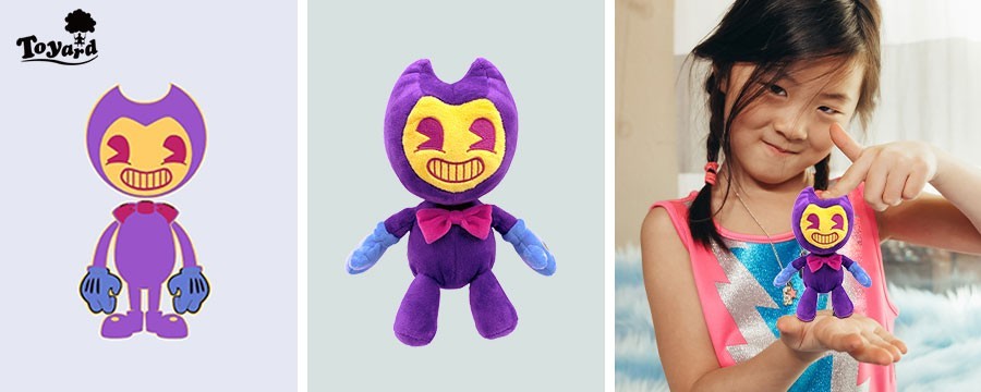 Peluche personalizado de Bendy y peluche coleccionable de Bendy and The Ink Machine