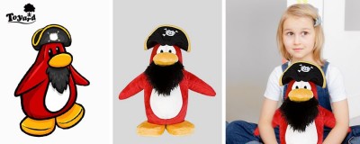 Gestalte dein eigenes Pinguin-Kuscheltier, wie zum Beispiel das Club Penguin Plüschtier.