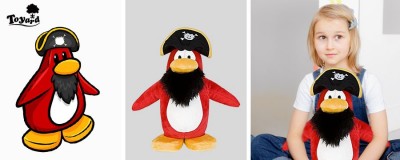 Create personalized penguin stuffed animal like the club penguin plush