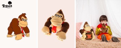 Gestalte dein eigenes Kuscheltier als den niedlichen und starken Donkey Kong Plüschtier