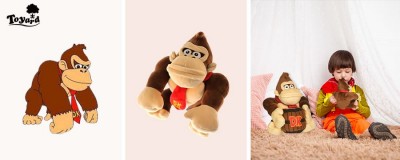 Create Your Own Stuffed Animal as The Cute and Powerful Donkey Kong Plush
