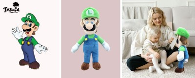 Build sonic plush custom luigi plush with high quality gift for Mario fans