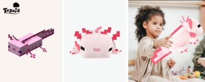 Superniedliches Geschenk: Minecraft-Bienen-Plüschtier, personalisierbar mit Ihrem Foto, günstig und preiswert