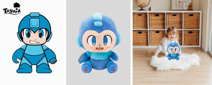 Peluche Mega Man personnalisée, un cadeau original pour les fans du jeu vidéo