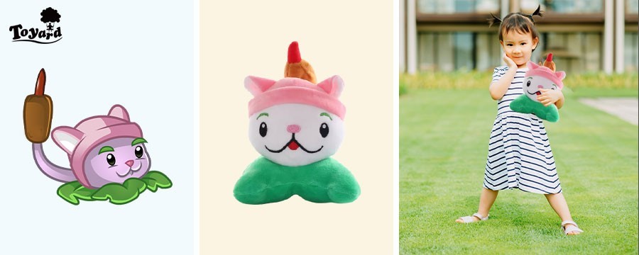 あなたの写真を、プラント vs. ゾンビのPVZぬいぐるみのようなぬいぐるみに変える