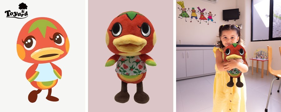 Impresionante peluche personalizado de Animal Crossing del videojuego