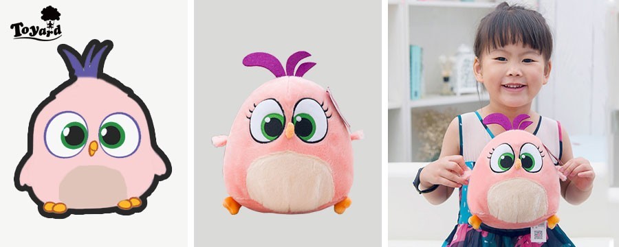 Custom angry birds plush toy that looks like your picture