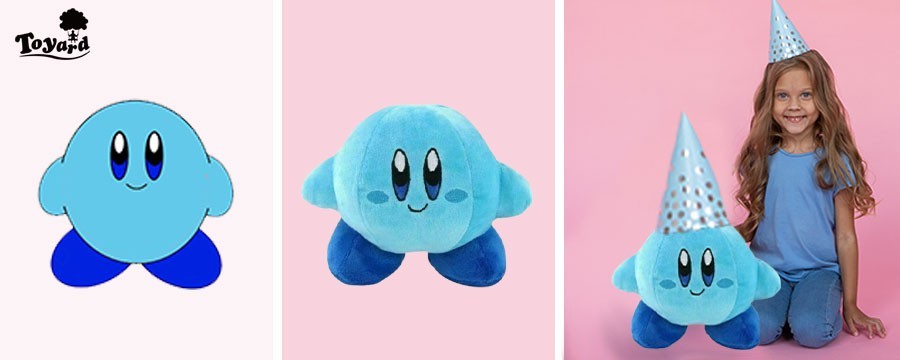 Excepcional máquina de peluches personalizados de Kirby. Te ayuda a crear peluches personalizados.