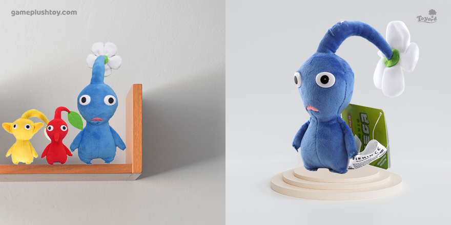 custom plush toy maker for blue pikmin plush gift for kids