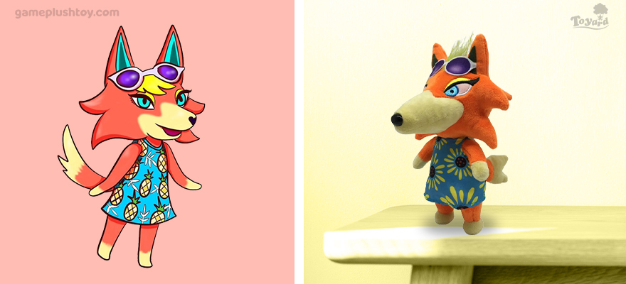 Customized Fox Stuffed Animal Plush Toy gift