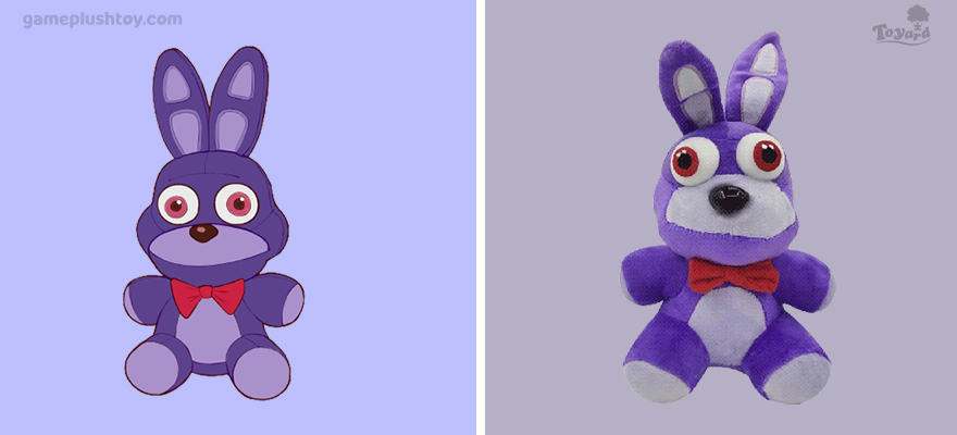 how to custom nightmare bonny plush rabbit stuffed animals