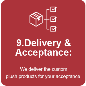 plush toys delivery acceptance