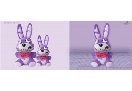 Design Your Own Withered Bonnie Plush Toy with Toyard